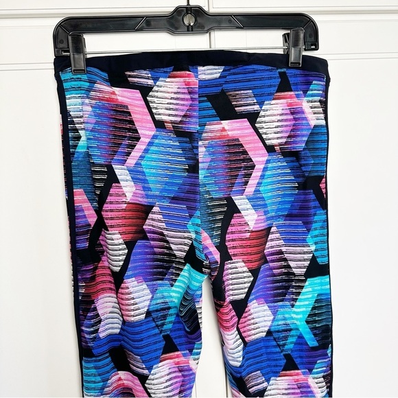 Gottex Swim Leggings Cosmos Multicolored Yoga Workout Large Watersports UPF 50 - Picture 10 of 14